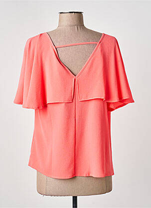 Blouse manches courtes manches courtes orange GUY DUBOUIS femme
