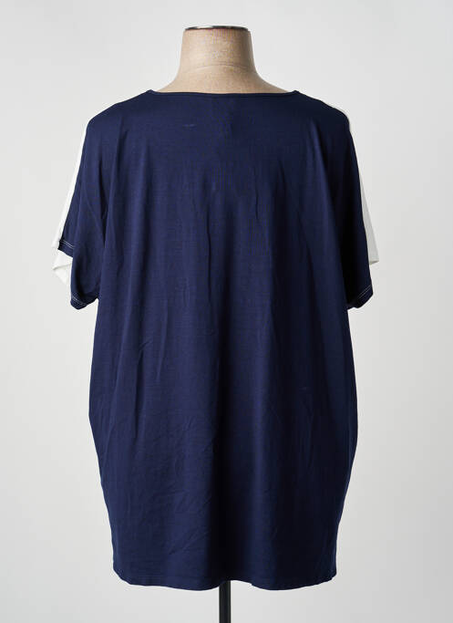 T-shirt bleu GUY DUBOUIS femme