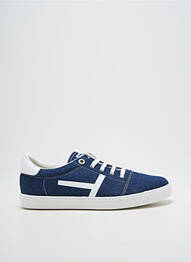 Baskets semelle amovible talon plat jusqu'à 3cm bleu TITANITOS femme