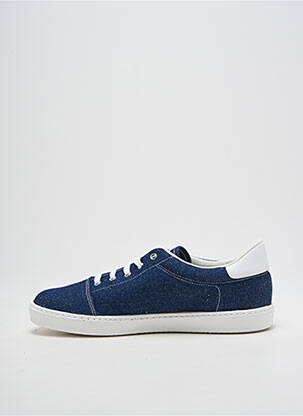 Baskets semelle amovible talon plat jusqu'à 3cm bleu TITANITOS femme