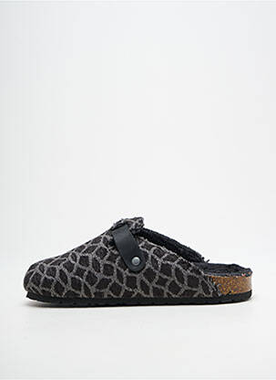 Mules/sabots talon plat jusqu'à 3cm gris EMMA femme