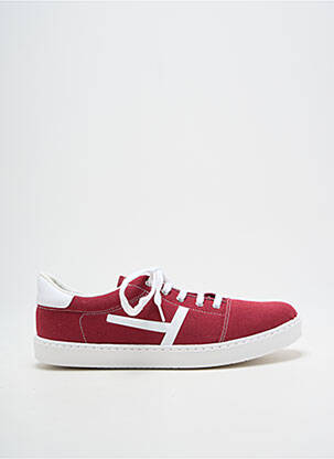 Baskets semelle amovible talon plat jusqu'à 3cm violet TITANITOS femme