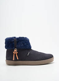 Bottines/boots bout rond talon plat jusqu'à 3cm bleu TITANITOS femme