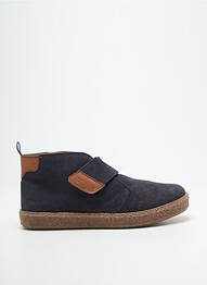 Bottines/boots nubuck talon plat jusqu'à 3cm bleu TITANITOS femme