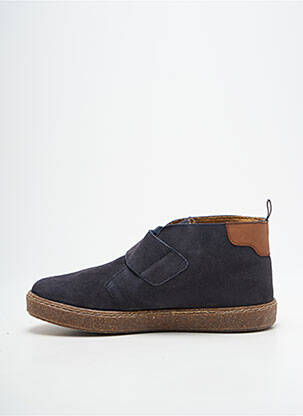 Bottines/boots nubuck talon plat jusqu'à 3cm bleu TITANITOS femme