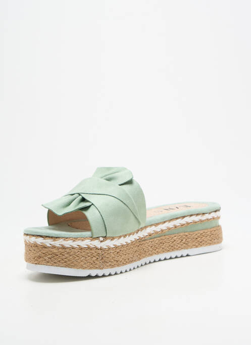 Mules/Sabots vert ELUE PAR NOUS femme
