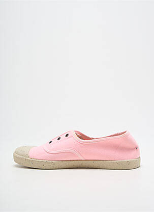 Slip ons semelle amovible talon plat jusqu'à 3cm rose TITANITOS femme