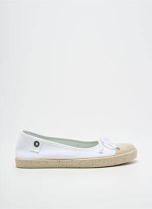 Ballerines bout rond talon plat jusqu'à 3cm blanc TITANITOS femme
