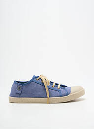 Baskets bout rond talon plat jusqu'à 3cm bleu TITANITOS femme