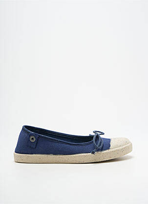 Ballerines bout rond talon plat jusqu'à 3cm bleu TITANITOS femme