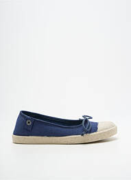 Ballerines bout rond talon plat jusqu'à 3cm bleu TITANITOS femme