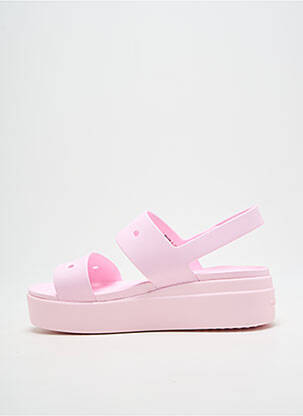 Sandales/nu pieds talon compensé talon de 4 à 6cm rose CROCS femme