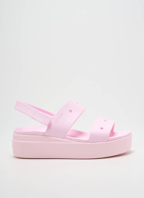 Sandales/nu pieds talon compensé talon de 4 à 6cm rose CROCS femme