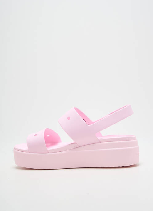Sandales/nu pieds talon compensé talon de 4 à 6cm rose CROCS femme