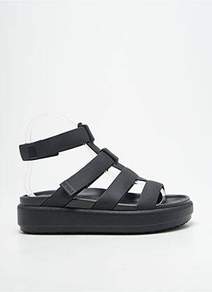 Sandales/nu pieds bout ouvert talon de 4 à 6cm noir CROCS femme