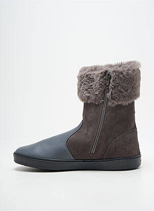 Bottines/boots nubuck talon plat jusqu'à 3cm gris TITANITOS femme