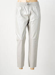 Pantalon chino taille normale taille normale gris OAKWOOD femme