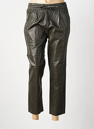 Pantalon chino taille normale taille normale vert OAKWOOD femme