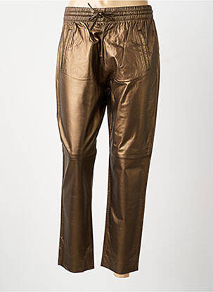 Pantalon chino taille normale taille normale marron OAKWOOD femme