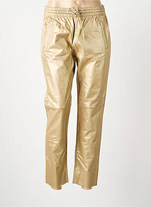 Pantalon chino taille normale taille normale or OAKWOOD femme