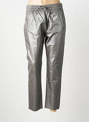 Pantalon chino taille normale taille normale argent OAKWOOD femme