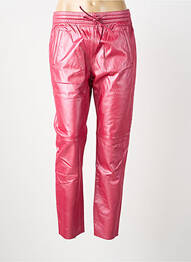Pantalon chino taille normale taille normale rose fonce OAKWOOD femme