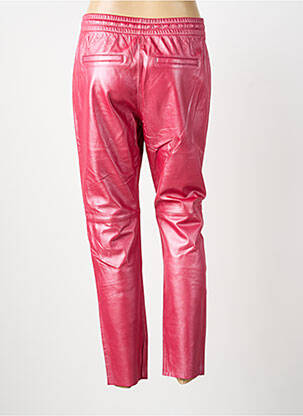 Pantalon chino taille normale taille normale rose fonce OAKWOOD femme