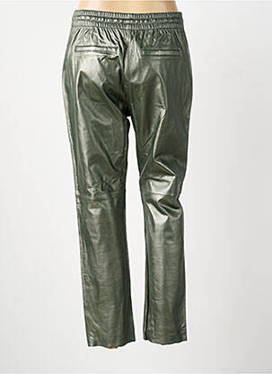 Pantalon chino taille normale taille normale vert OAKWOOD femme