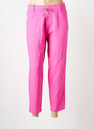 Pantalon 7/8 taille à pinces taille normale rose ONLY femme