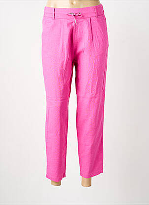Pantalon 7/8 taille à pinces taille normale rose ONLY femme