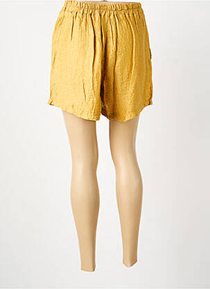 Short coupe fluide taille normale jaune THE CORNER femme