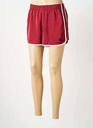 Short coupe fluide taille normale rouge ONLY femme