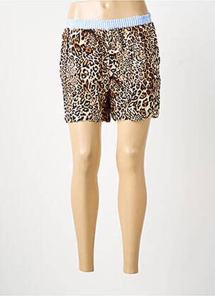 Short coupe fluide marron NINETTE femme