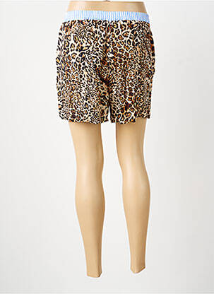 Short coupe fluide marron NINETTE femme