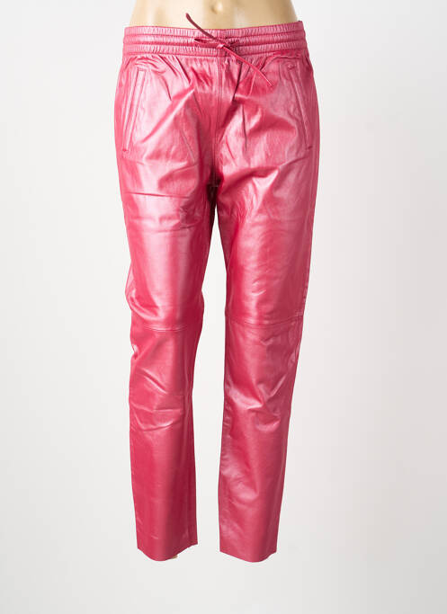 Pantalon chino rose fonce OAKWOOD femme