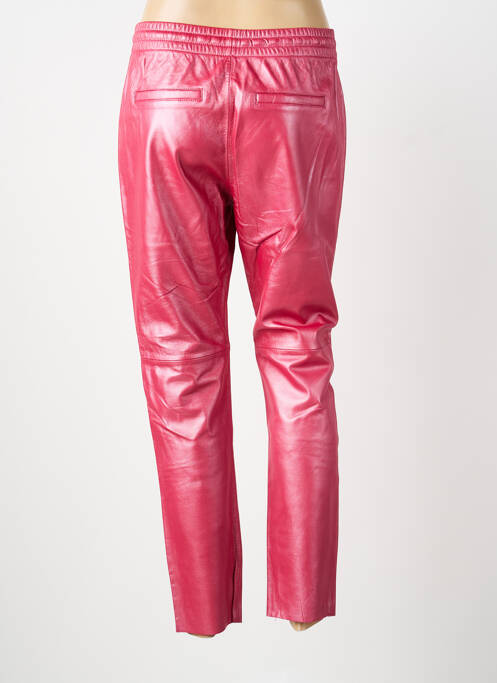 Pantalon chino rose fonce OAKWOOD femme
