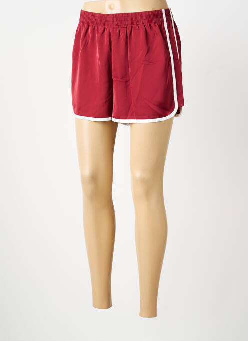 Short taille normale taille normale rouge ONLY femme