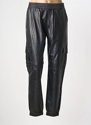 Pantalon cargo taille haute taille haute noir OAKWOOD femme