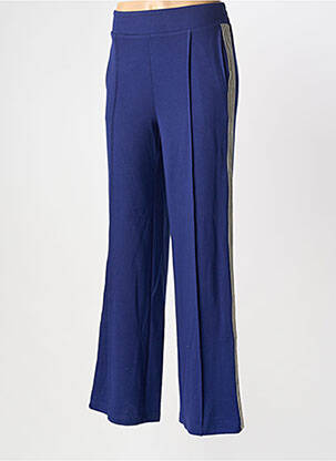 Jogging stretch taille normale bleu AN' GE femme