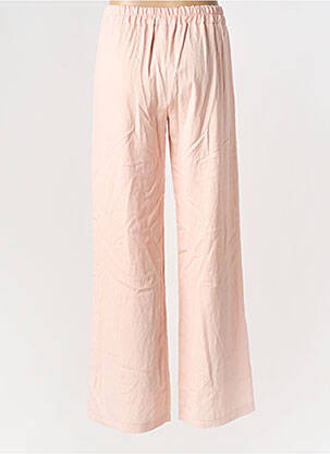 Pantalon large tissage crêpe taille normale rose SCARLET ROOS femme