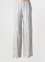 Pantalon flare taille élastique taille normale bleu EMA BLUE'S femme