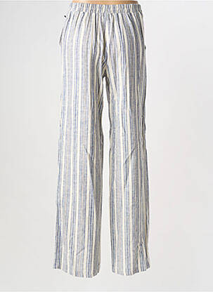 Pantalon flare taille élastique taille normale bleu EMA BLUE'S femme