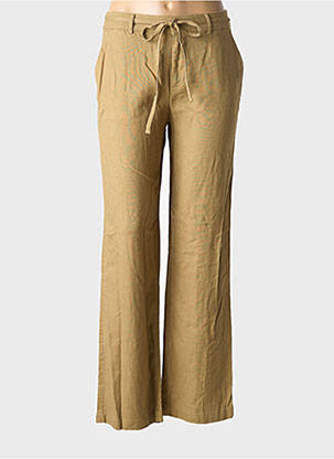 Pantalon droit taille à pinces taille haute vert ONLY femme