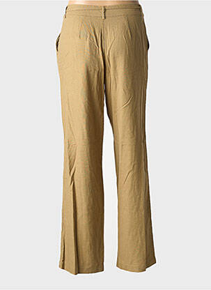 Pantalon droit taille à pinces taille haute vert ONLY femme