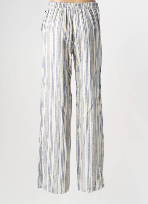 Pantalon flare taille élastique taille normale bleu EMA BLUE'S femme