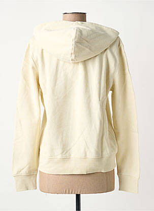 Sweat-shirt à capuche broderie manches longues beige ONLY femme