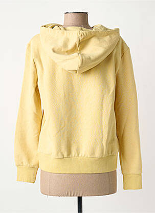 Sweat-shirt à capuche broderie manches longues beige ONLY femme