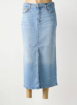 Jupe longue taille normale bleu MOS MOSH femme
