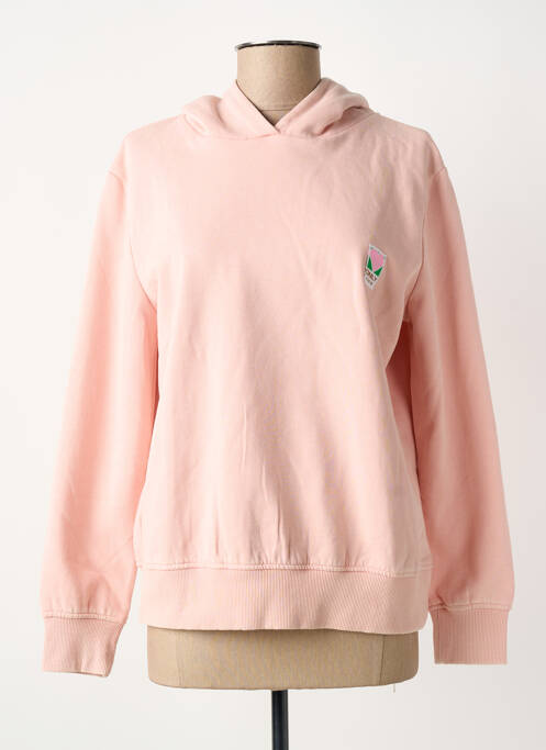 Sweat-shirt à capuche rose ONLY femme