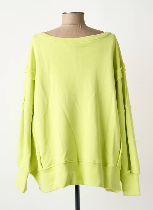 Sweat-shirt vert PURPLE QUEEN femme